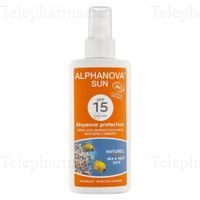 ALPHANOVA SUN BIO SPF15 Spray Fl/125ml