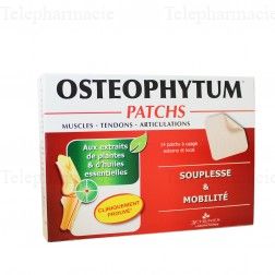 Osteophytum patchs articulation x14
