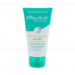 Vita citral soin anti taches et anti age crème eclaircissante mains spf10 75 ml