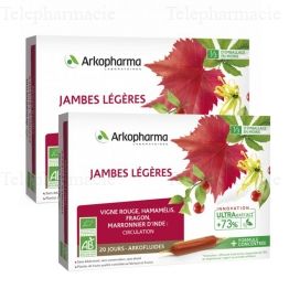 Arkofluides jambes legeres 2x20 ampoules