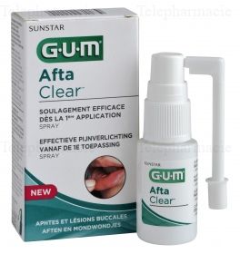 Afta clear spray aphtes et lesions buccales 15ml