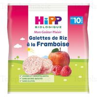 HIPP GALETTES RIZ FRAMBOISE 10M 30GR
