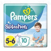 PAMPERS SPLASHERS 5-6..10 COUCHES..14+KG