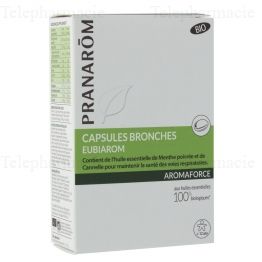 Aromaforce bronches eubiarom bio 12 capsules