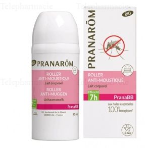 PranaBB - Roller anti-moustique Bio pour Bébé - 30 ml