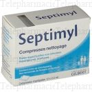 Septimyl compresses nettoyage plaies superficielles 12x2.5ml